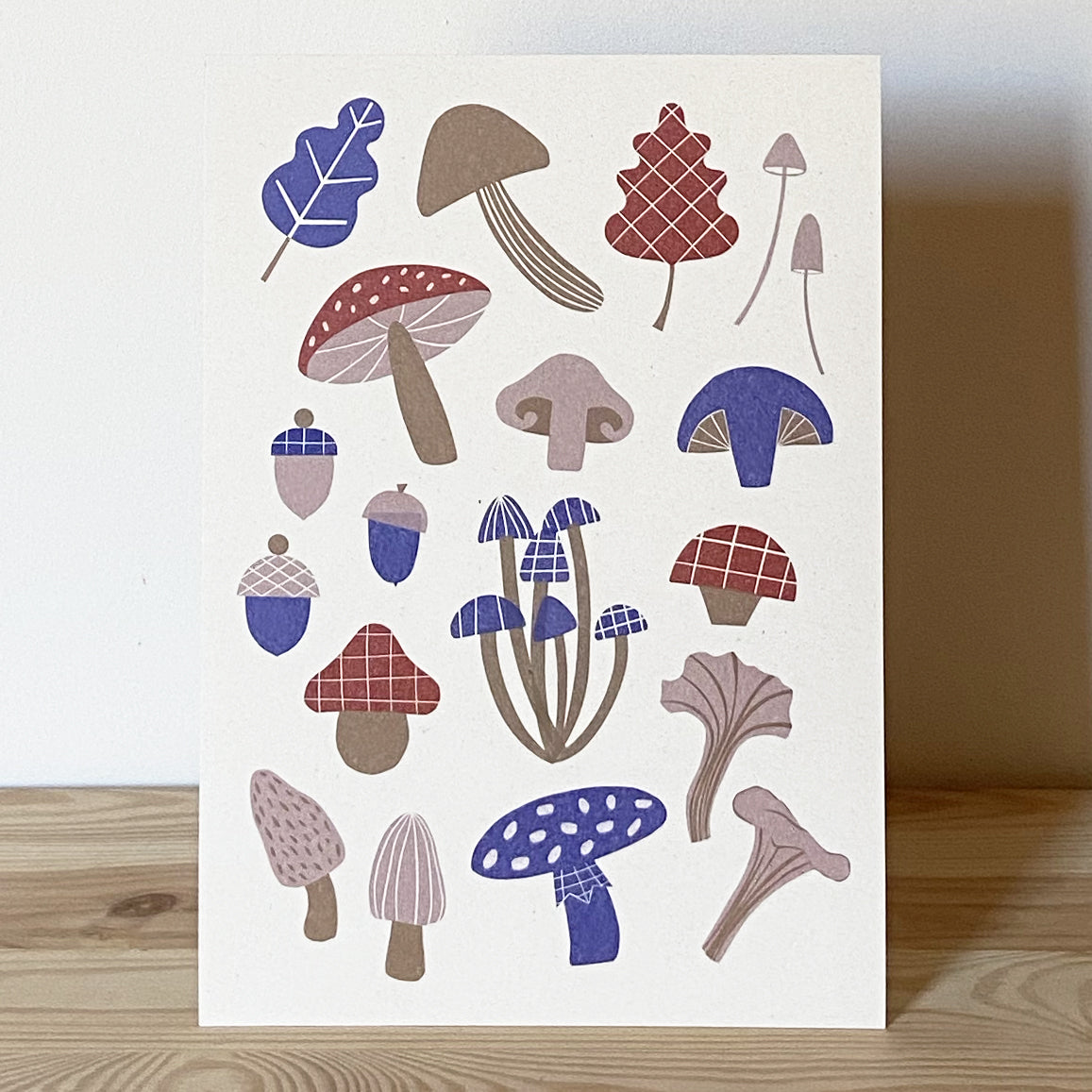 Stampa Funghi A4