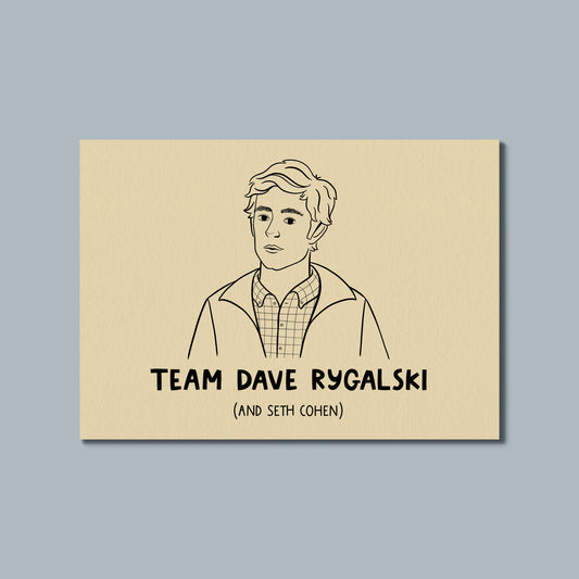 Cartolina  Team Dave Rygalski