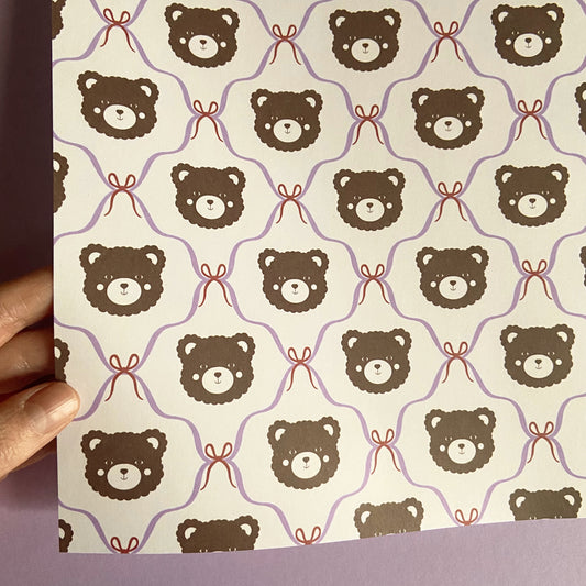 Carta regalo Teddy Bear + adesivi