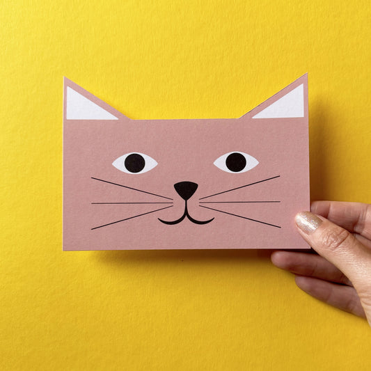Cartolina/Biglietto d'auguri Gatto