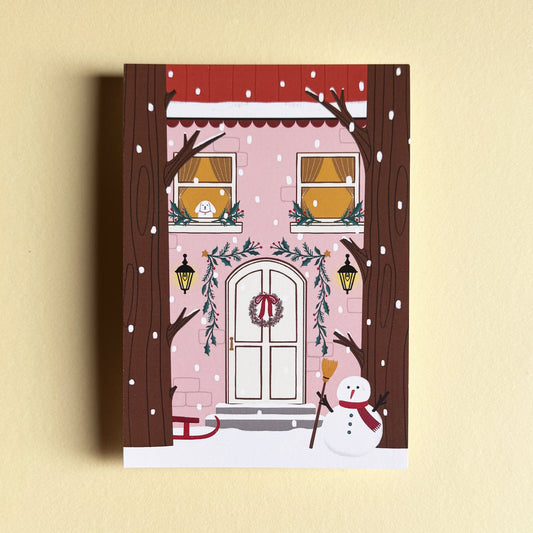 Cartolina Casa del Natale