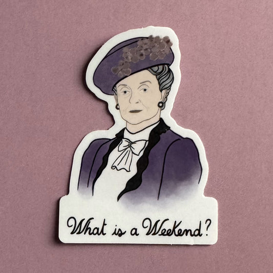 Sticker Violet Crawley Downton Abbey