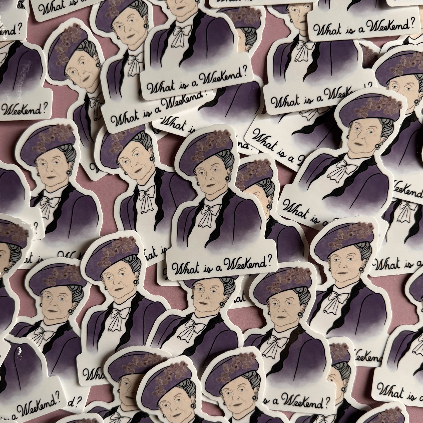 Sticker Violet Crawley Downton Abbey