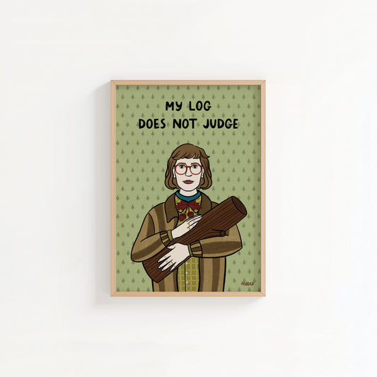 Stampa Log Lady A5