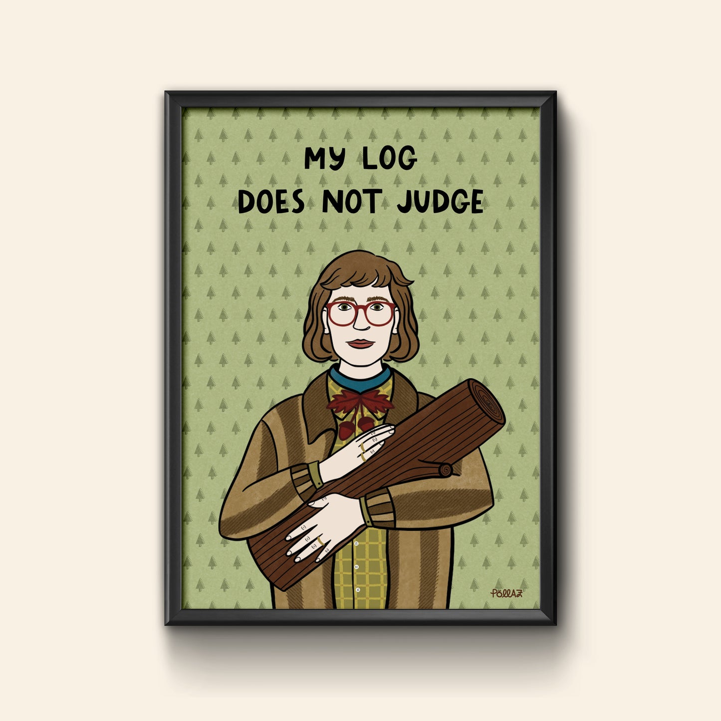 Stampa Log Lady A5