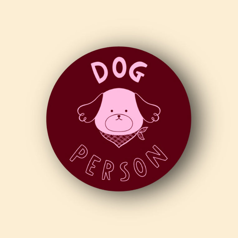 Sticker DOG person