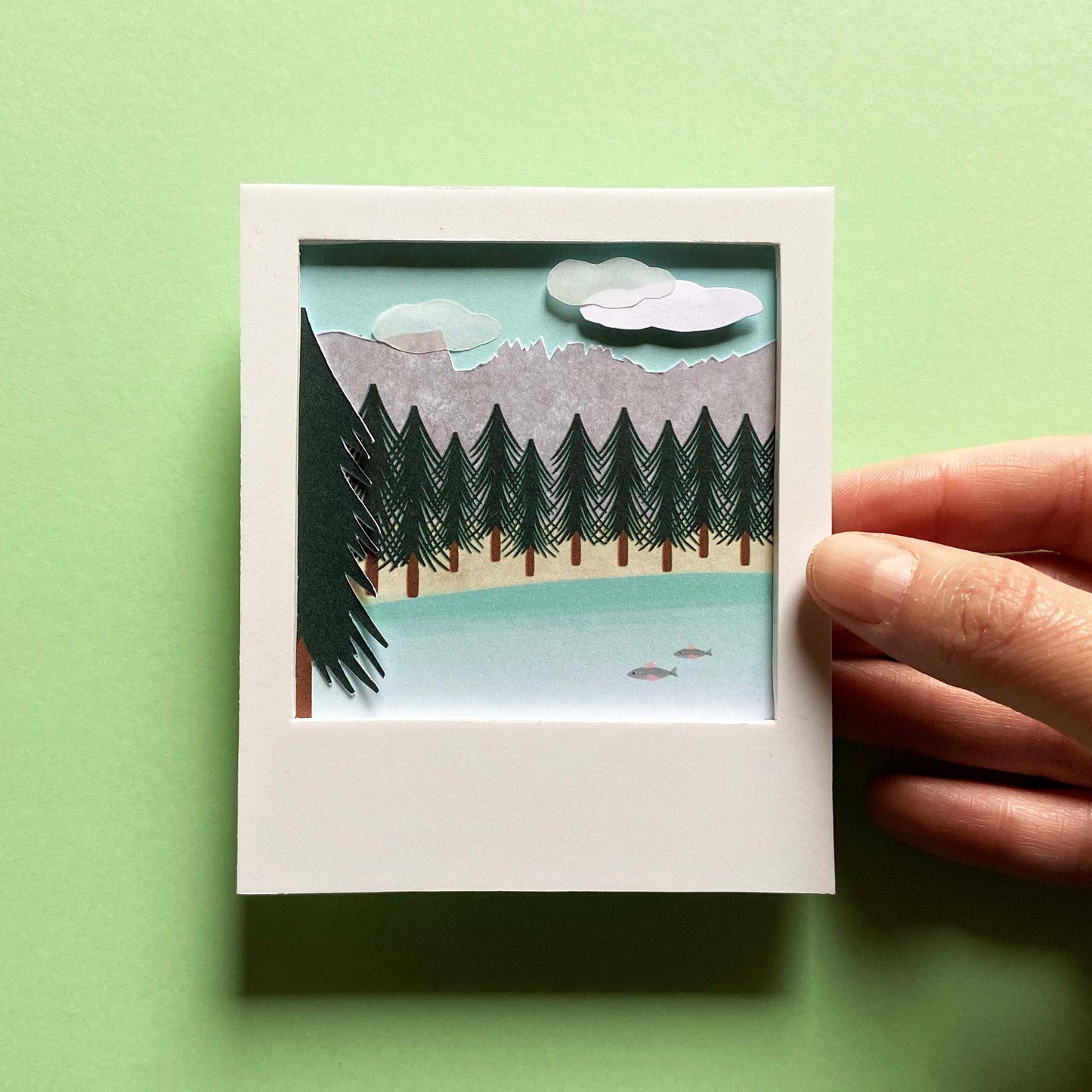 Polaroid vacanze immaginarie - Lago di Carezza
